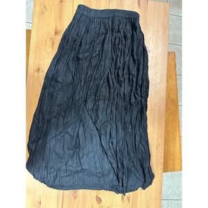 Prairie Western Boho Cottage Core Cowgirl Peasant Maxi Skirt Medium Broomstick